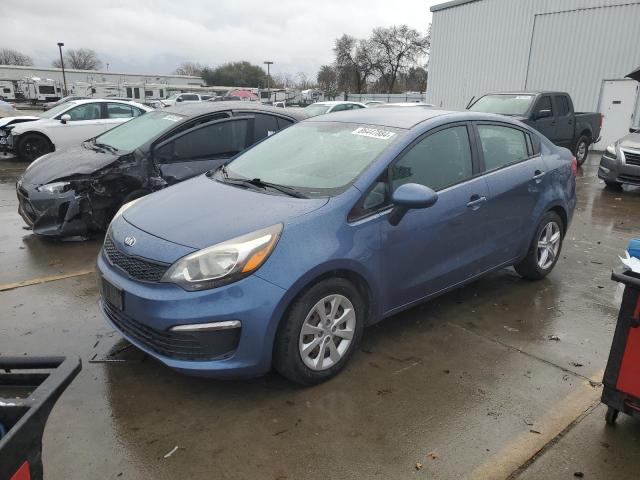 KIA RIO LX 2016 with VIN KNADM4A36G6603898 - Photo from auction