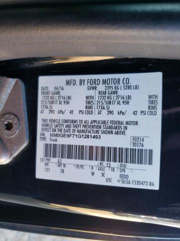 Photo 14 from auction – 2016 FORD TRANSIT CO with VIN NM0GE9F71G1281493