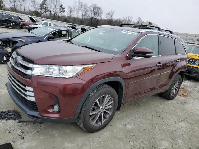 TOYOTA HIGHLANDER 2017 with VIN 5TDJZRFH3HS424003 - Photo from auction