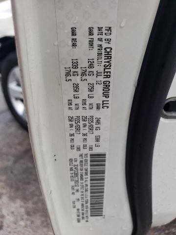 Photo 14 from auction – 2012 DODGE JOURNEY SX with VIN 3C4PDCBB9CT393152