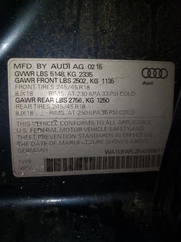 Photo 14 from auction – 2015 AUDI A4 ALLROAD with VIN WA1UFAFL2FA095617