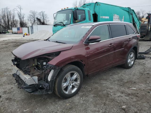 TOYOTA HIGHLANDER 2015 with VIN 5TDDKRFHXFS178744 - Photo from auction