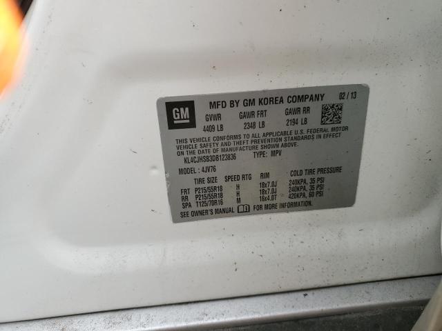 Снимка 14 от търг – 2013 BUICK ENCORE PRE с VIN KL4CJHSB3DB123836