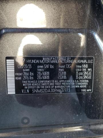 Photo 14 from auction – 2023 HYUNDAI SANTA FE S with VIN 5NMS2DAJ0PH637773