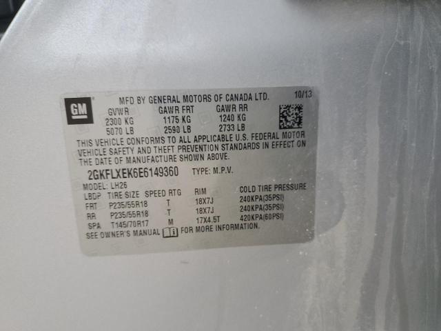 Photo 14 from auction – 2014 GMC TERRAIN SL with VIN 2GKFLXEK6E6149360