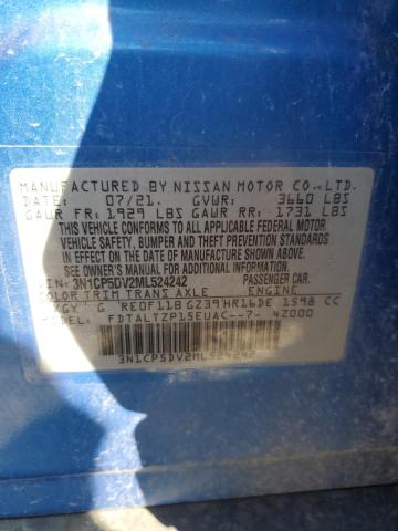 Photo 14 from auction – 2021 NISSAN KICKS SR with VIN 3N1CP5DV2ML524242