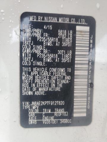 Photo 14 from auction – 2015 NISSAN QUEST S with VIN JN8AE2KP7F9127820