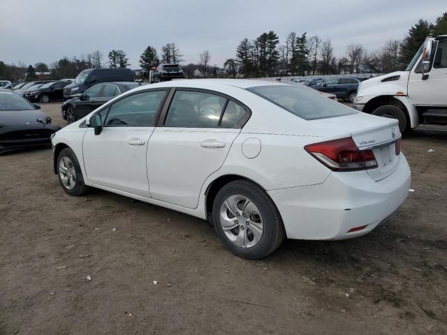 Photo 2 from auction – 2014 HONDA CIVIC LX with VIN 2HGFB2F51EH535202