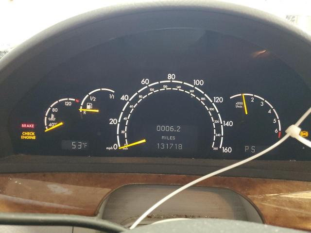 Photo 9 from auction – 2000 MERCEDES-BENZ 500-CLASS with VIN WDBNG75J4YA047418
