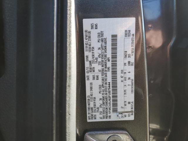 Photo 14 from auction – 2015 FORD ESCAPE TIT with VIN 1FMCU0J92FUB79444