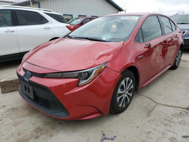 TOYOTA COROLLA LE 2021 with VIN JTDEAMDE4MJ017349 - Photo from auction