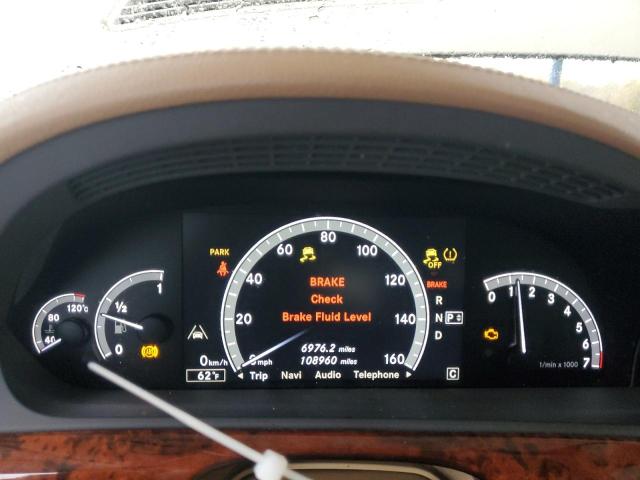 Photo 9 from auction – 2010 MERCEDES-BENZ S 550 with VIN WDDNG7BB7AA315209