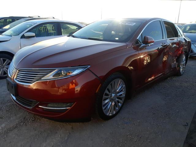 LINCOLN MKZ 2014 with VIN 3LN6L2G98ER825742 - Photo from auction