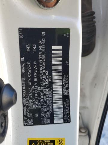 Photo 14 from auction – 2014 TOYOTA HIGHLANDER with VIN 5TDYKRFH0ES030070