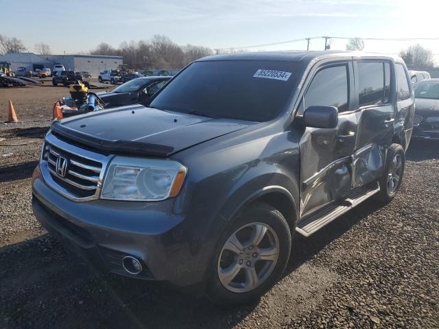 HONDA PILOT EXLN 2012 with VIN 5FNYF3H73CB001038 - Photo from auction