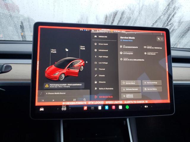 Photo 9 from auction – 2018 TESLA MODEL 3 with VIN 5YJ3E1EB5JF065475