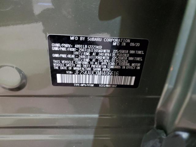 Photo 14 from auction – 2021 SUBARU FORESTER L with VIN JF2SKAUCXMH406616