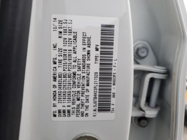 Photo 14 from auction – 2015 ACURA RDX with VIN 5J8TB4H33FL017526