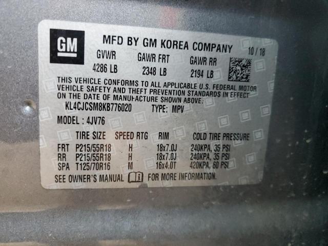 Photo 14 from auction – 2019 BUICK ENCORE ESS with VIN KL4CJCSM8KB776020
