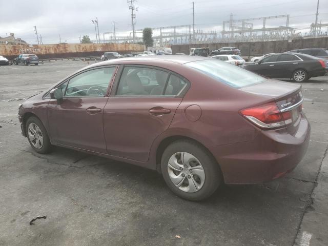 Photo 2 from auction – 2014 HONDA CIVIC LX with VIN 19XFB2F57EE255181