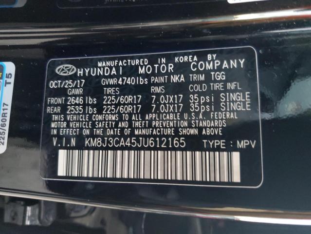 Photo 14 from auction – 2018 HYUNDAI TUCSON LIM with VIN KM8J3CA45JU612165