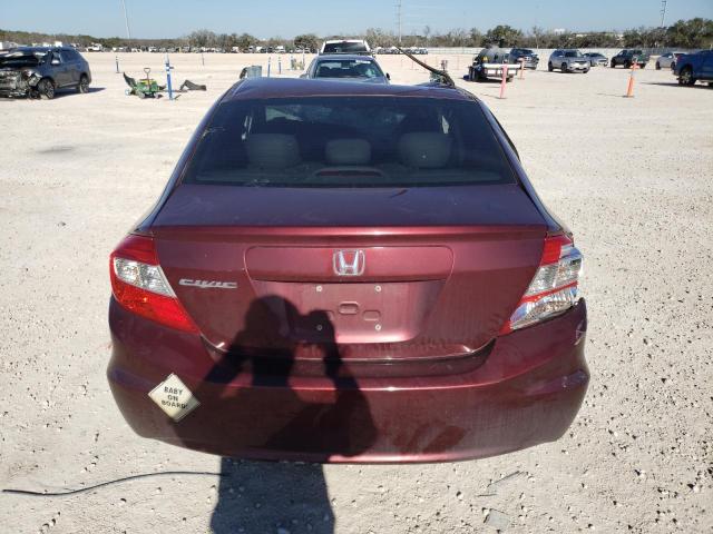 Photo 6 from auction – 2012 HONDA CIVIC LX with VIN 2HGFB2F56CH574882