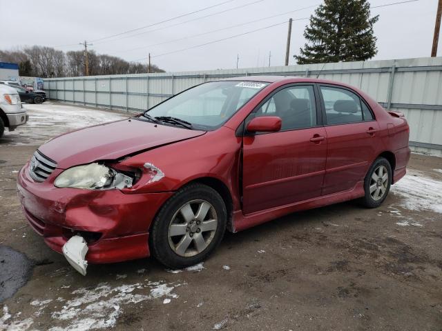 TOYOTA COROLLA CE 2003 with VIN 1NXBR32E63Z104042 - Photo from auction