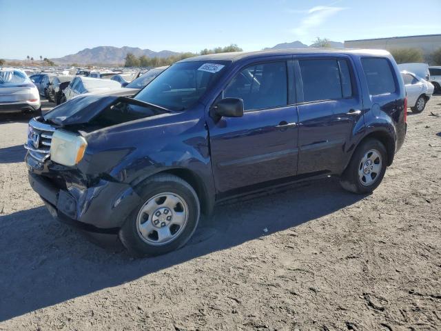 HONDA PILOT LX 2013 with VIN 5FNYF3H25DB016579 - Photo from auction