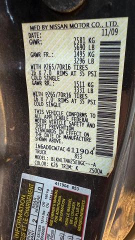 Photo 10 from auction – 2010 NISSAN FRONTIER K with VIN 1N6AD0CW7AC411904