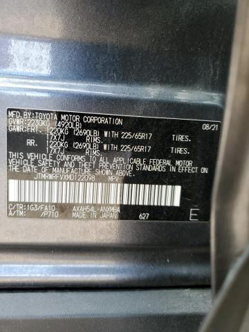 Photo 14 from auction – 2021 TOYOTA RAV4 XLE with VIN JTMRWRFVXMD122098