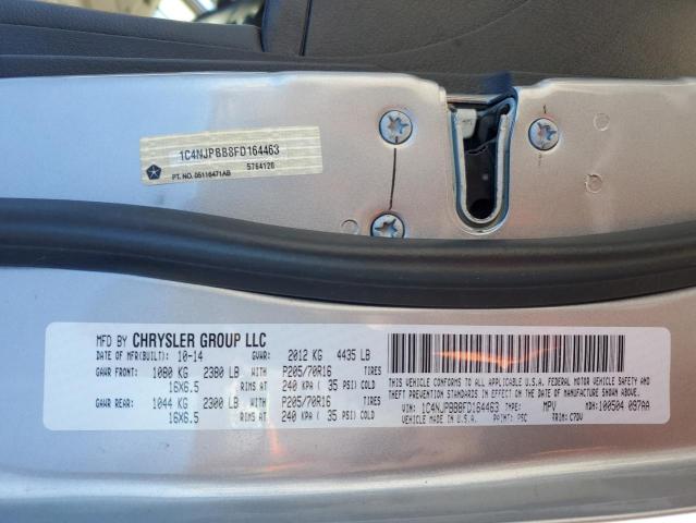 Photo 14 from auction – 2015 JEEP PATRIOT SP with VIN 1C4NJPBB8FD164463