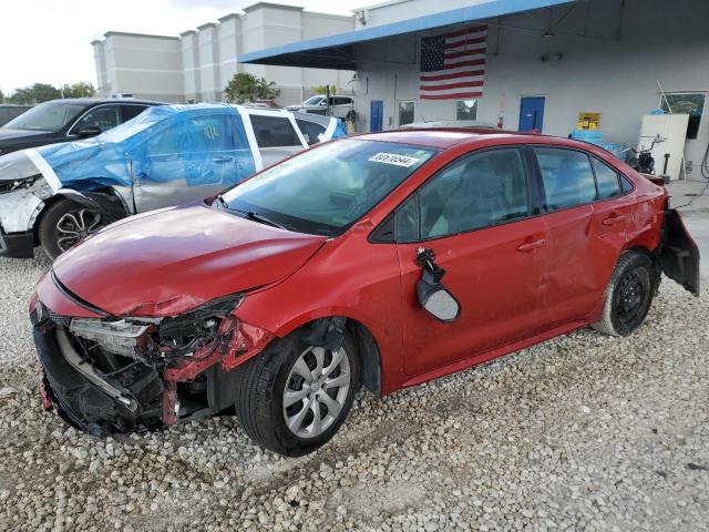 TOYOTA COROLLA LE 2020 with VIN 5YFEPRAE9LP142888 - Photo from auction