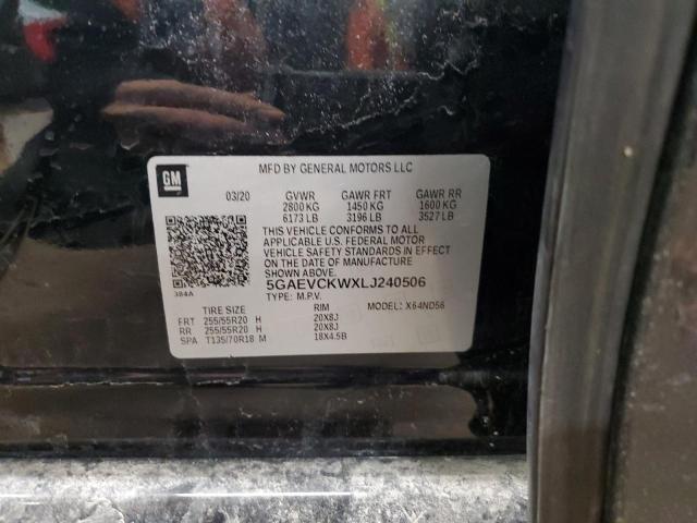 Photo 14 from auction – 2020 BUICK ENCLAVE AV with VIN 5GAEVCKWXLJ240506