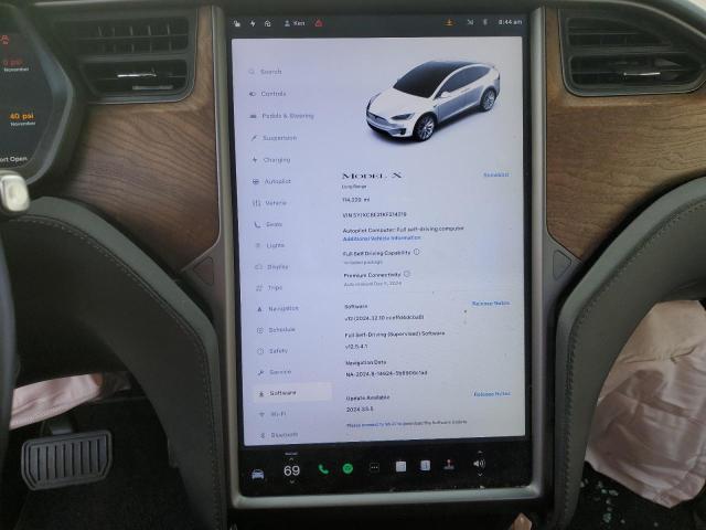 Photo 9 from auction – 2019 TESLA MODEL X with VIN 5YJXCBE21KF214219