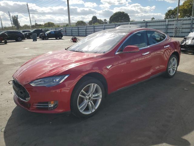 TESLA MODEL S 85 2015 with VIN 5YJSA1H28FFP70863 - Photo from auction