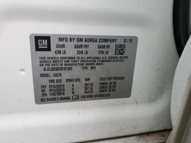 Photo 14 from auction – 2013 BUICK ENCORE CON with VIN KL4CJBSB6DB101262