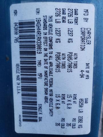 Photo 14 from auction – 1994 DODGE GRAND CARA with VIN 1B4GH44R1RX330819