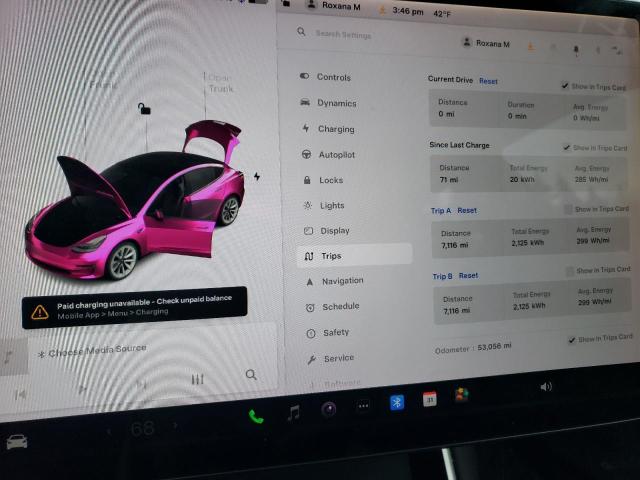 Photo 9 from auction – 2017 TESLA MODEL 3 with VIN 5YJ3E1EA4HF001686