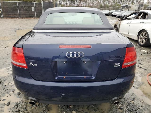 Photo 6 from auction – 2007 AUDI A4 3.2 CAB with VIN WAUDH48H27K023481