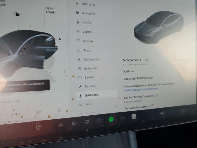 Photo 9 from auction – 2025 TESLA MODEL 3 with VIN 5YJ3E1EA9SF878939
