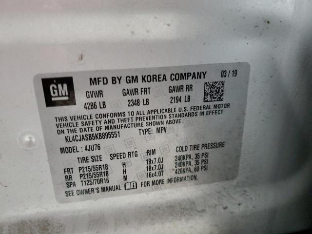 Photo 14 from auction – 2019 BUICK ENCORE PRE with VIN KL4CJASB5KB895551