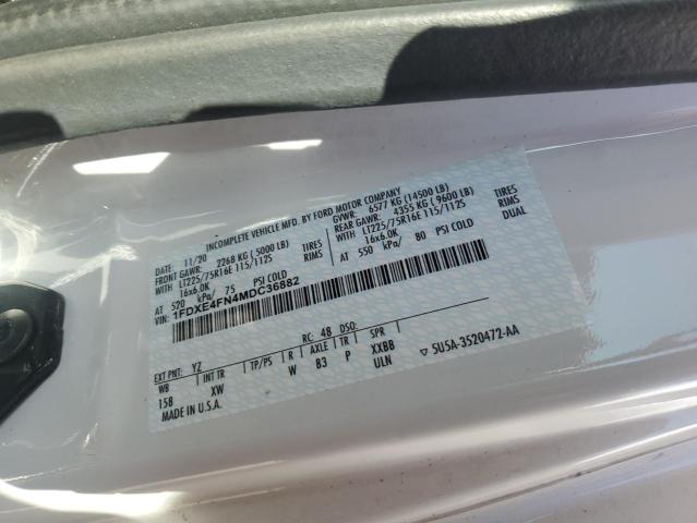 Photo 10 from auction – 2021 FORD ECONOLINE with VIN 1FDXE4FN4MDC36882