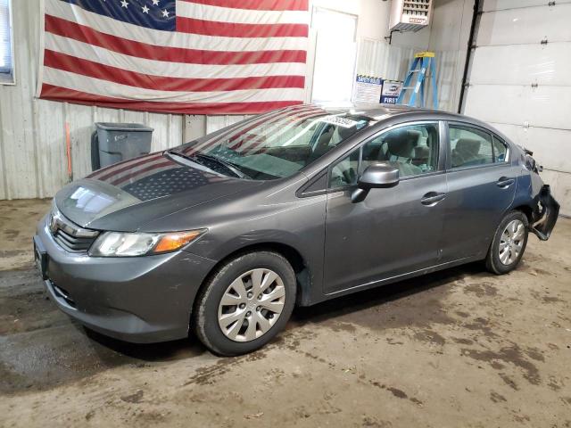 HONDA CIVIC LX 2012 with VIN 2HGFB2F53CH580817 - Photo from auction