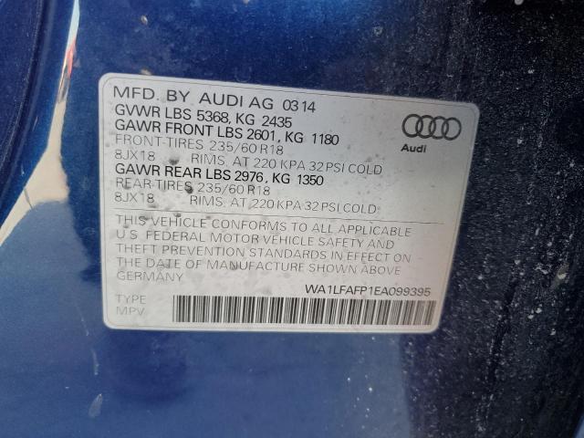 Photo 14 from auction – 2014 AUDI Q5 PREMIUM with VIN WA1LFAFP1EA099395