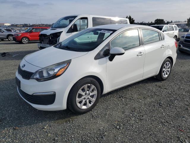 KIA RIO LX 2016 with VIN KNADM4A38G6558592 - Photo from auction