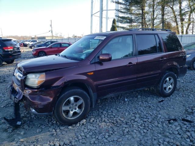 HONDA PILOT EXL 2008 with VIN 5FNYF18648B053345 - Photo from auction