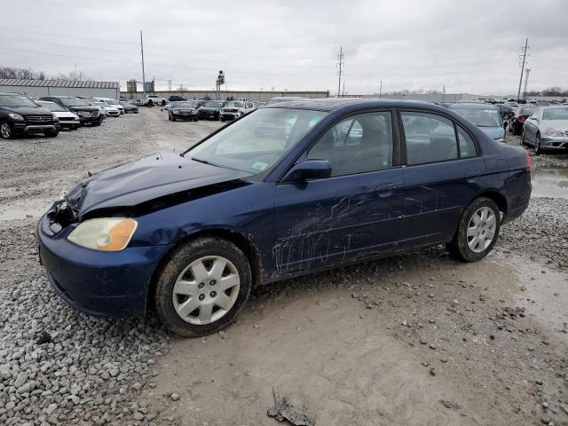 HONDA CIVIC EX 2001 with VIN 2HGES26721H548953 - Photo from auction