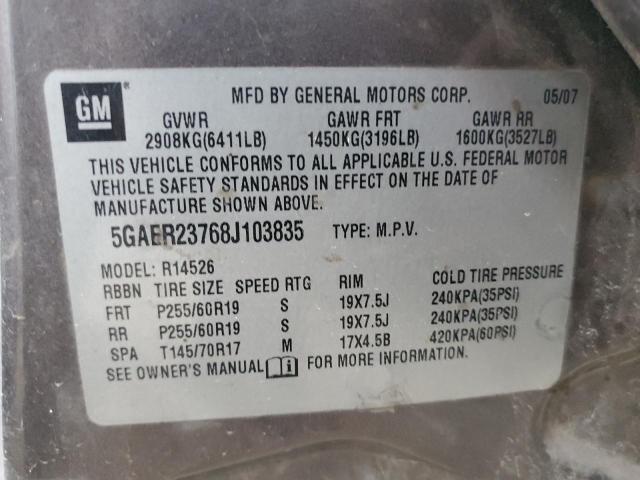 Фото 14 с аукциона – 2008 BUICK ENCLAVE CX с VIN 5GAER23768J103835
