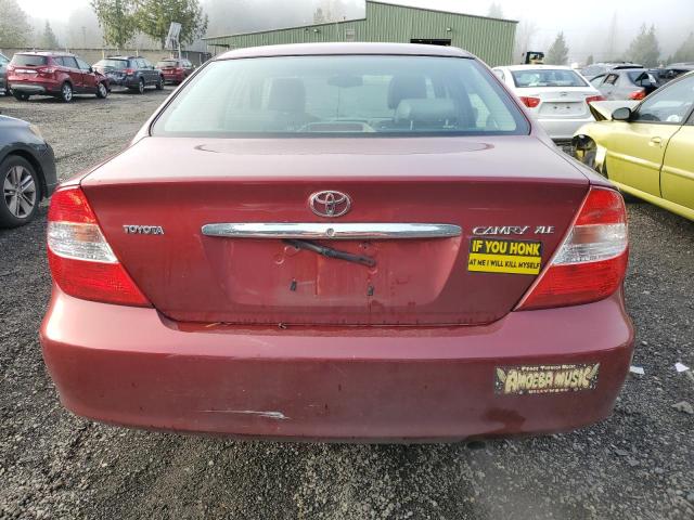 Photo 6 from auction – 2003 TOYOTA CAMRY LE with VIN JTDBE32K330157505