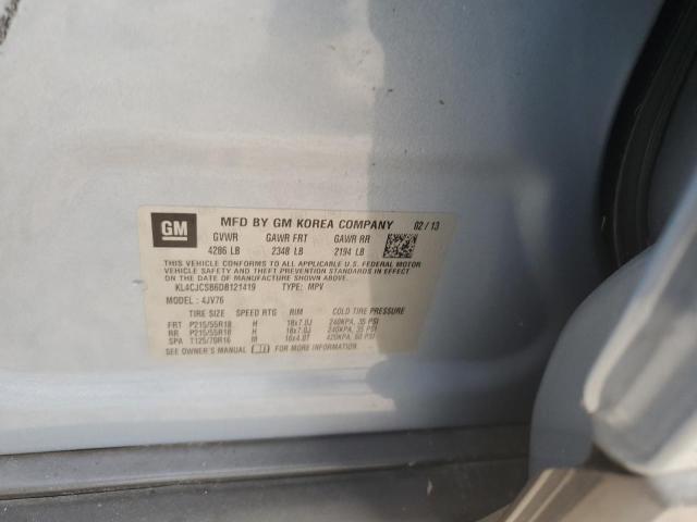 Photo 14 from auction – 2013 BUICK ENCORE with VIN KL4CJCSB6DB121419